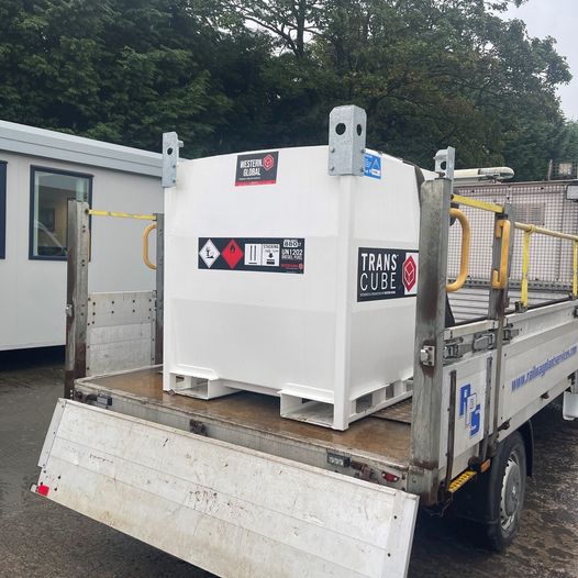 1000 Litre Diesel Cube Tank off to Craigavon