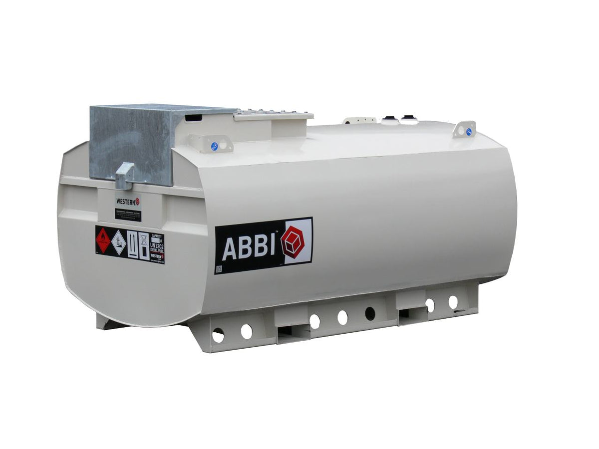 2000 Litre Steel Bunded Diesel Tank - Western ABBI Static