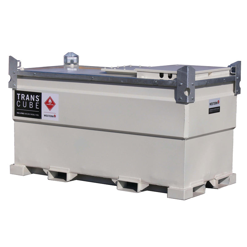 2000 Litre Steel Bunded Diesel Fuel Tank - Western Transcube Tank