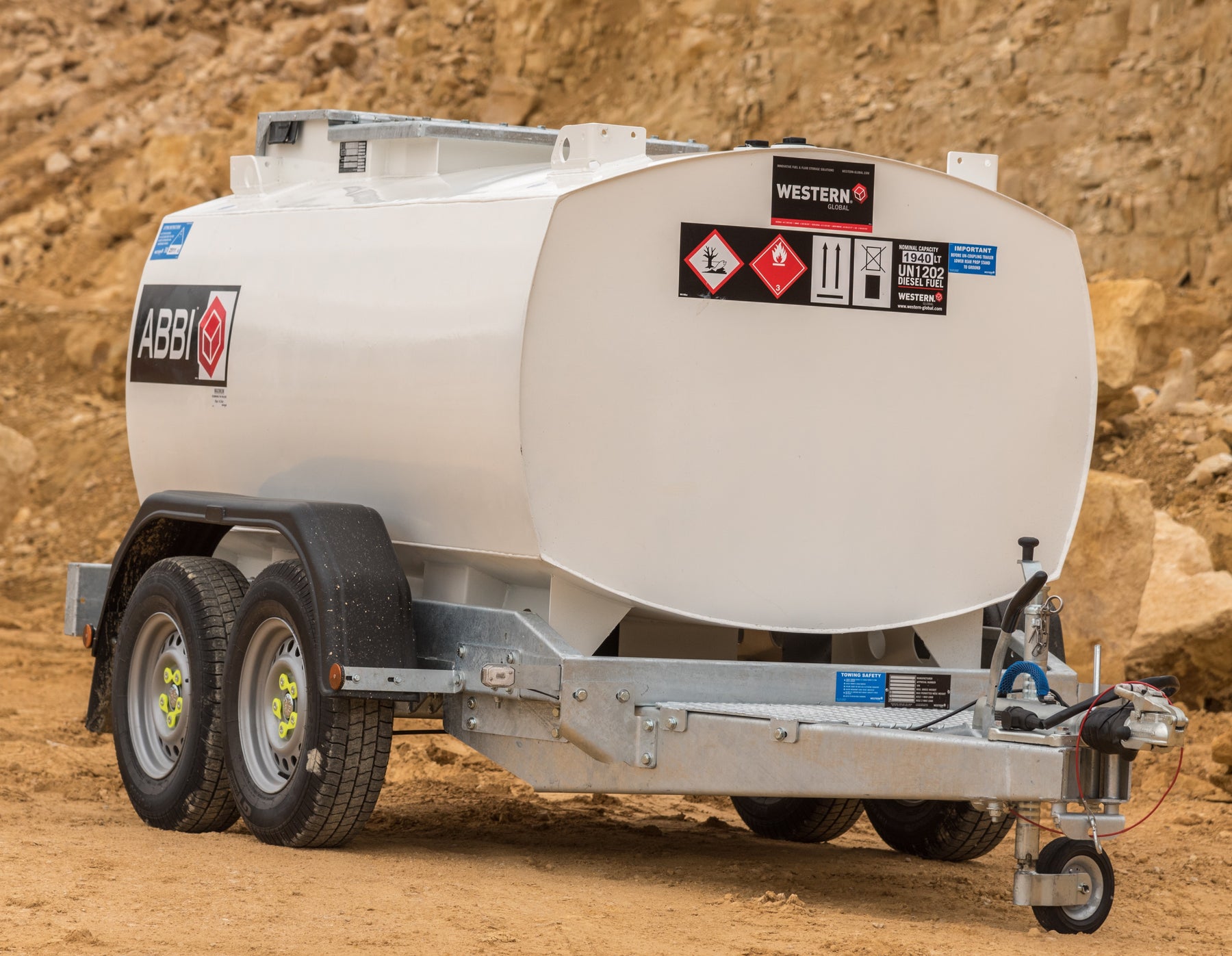 2000 Litre Steel Bunded Bowser - Western ABBI Highway Bowser - H20ART