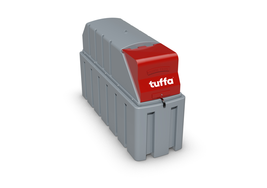 1350 Litre Bunded Diesel Fuel Tank - Tuffa 1350 Plastic Bunded Fuel Station