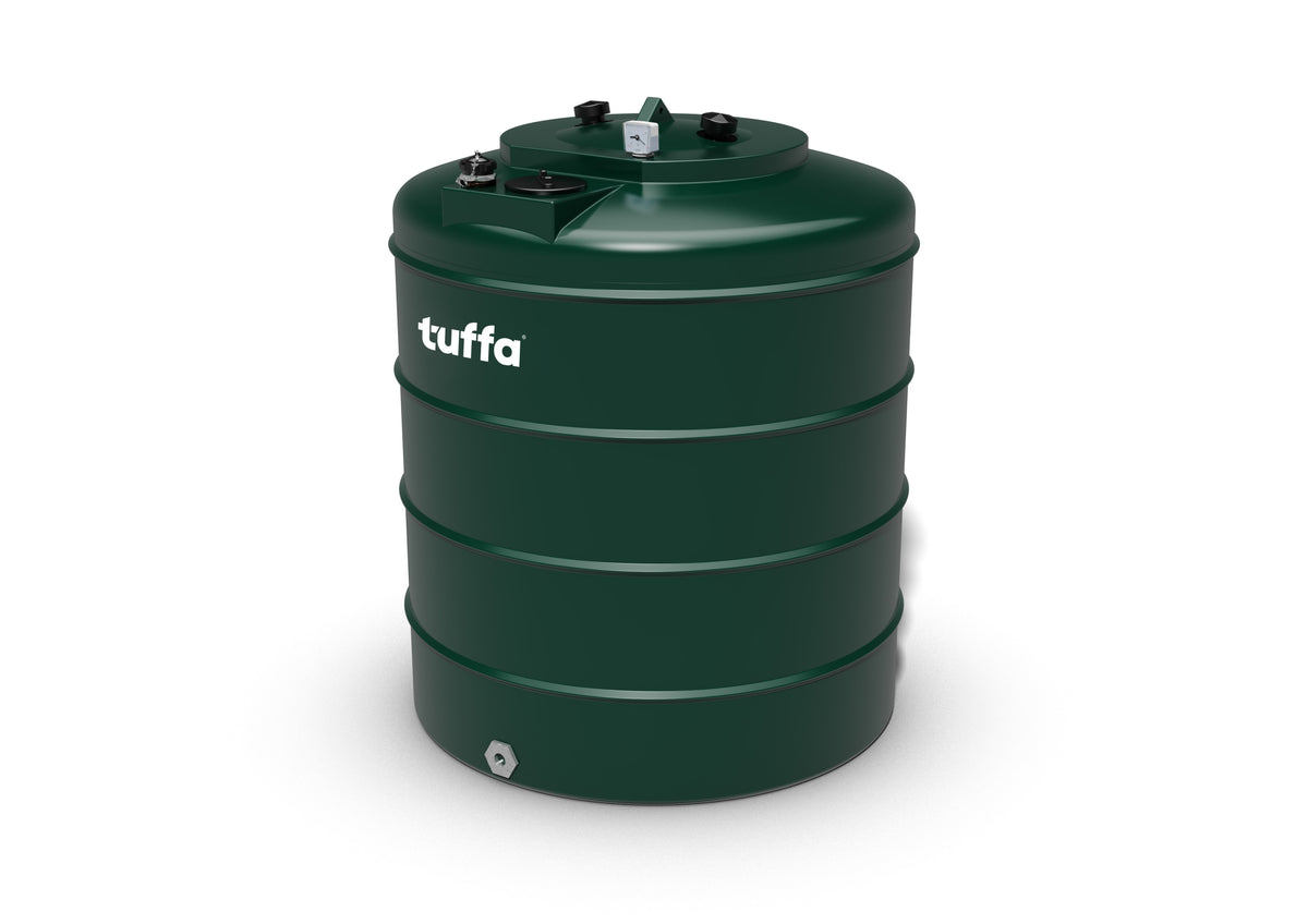 1400 Litre Single Skin Heating Oil Tank - Plastic Single Skin Tank - Tuffa Tanks