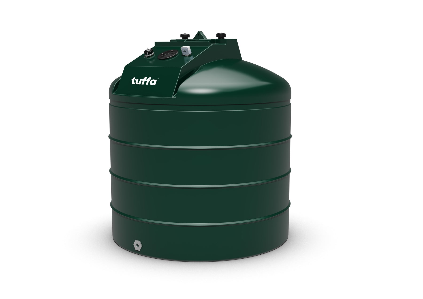 2500 Litre Single Skin Heating Oil Tank - Plastic Single Skin Tank - Tuffa Tanks