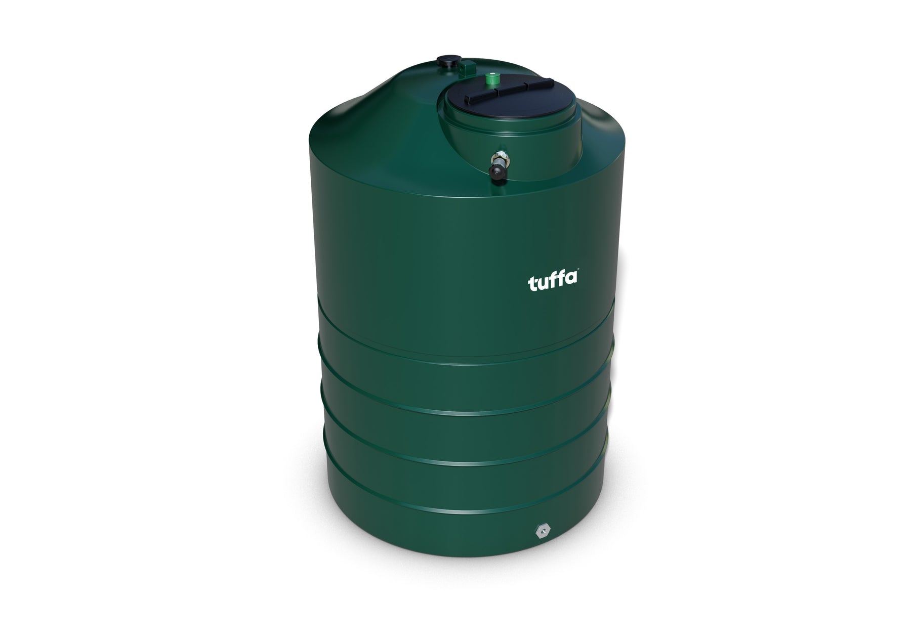 3500 Litre Single Skin Heating Oil Tank - Plastic Single Skin Tank - Tuffa Tanks