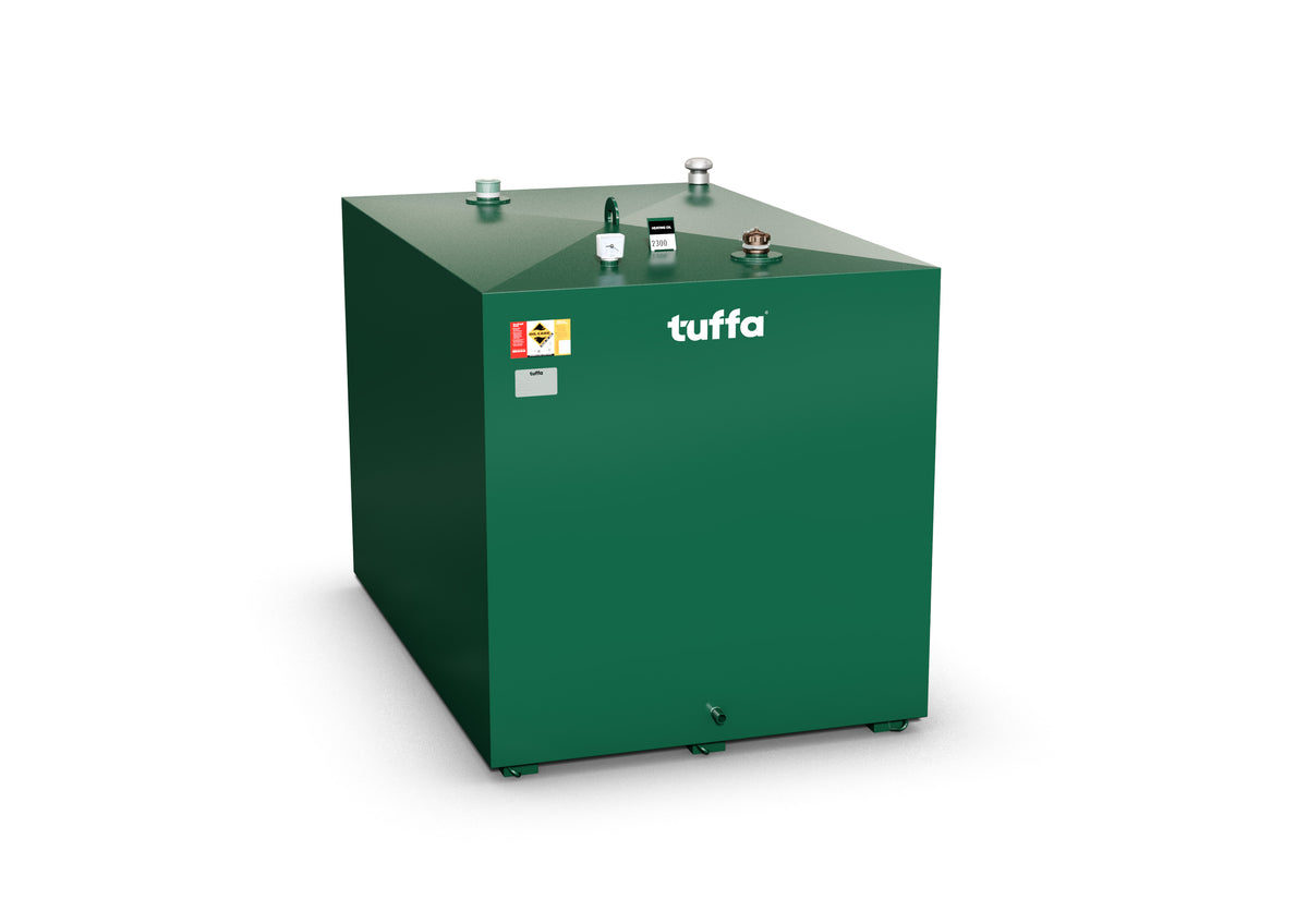 2300 Litre Heating Oil Tank - Home Heating Oil Fire Protected Bunded Steel Tank - Tuffa Tanks