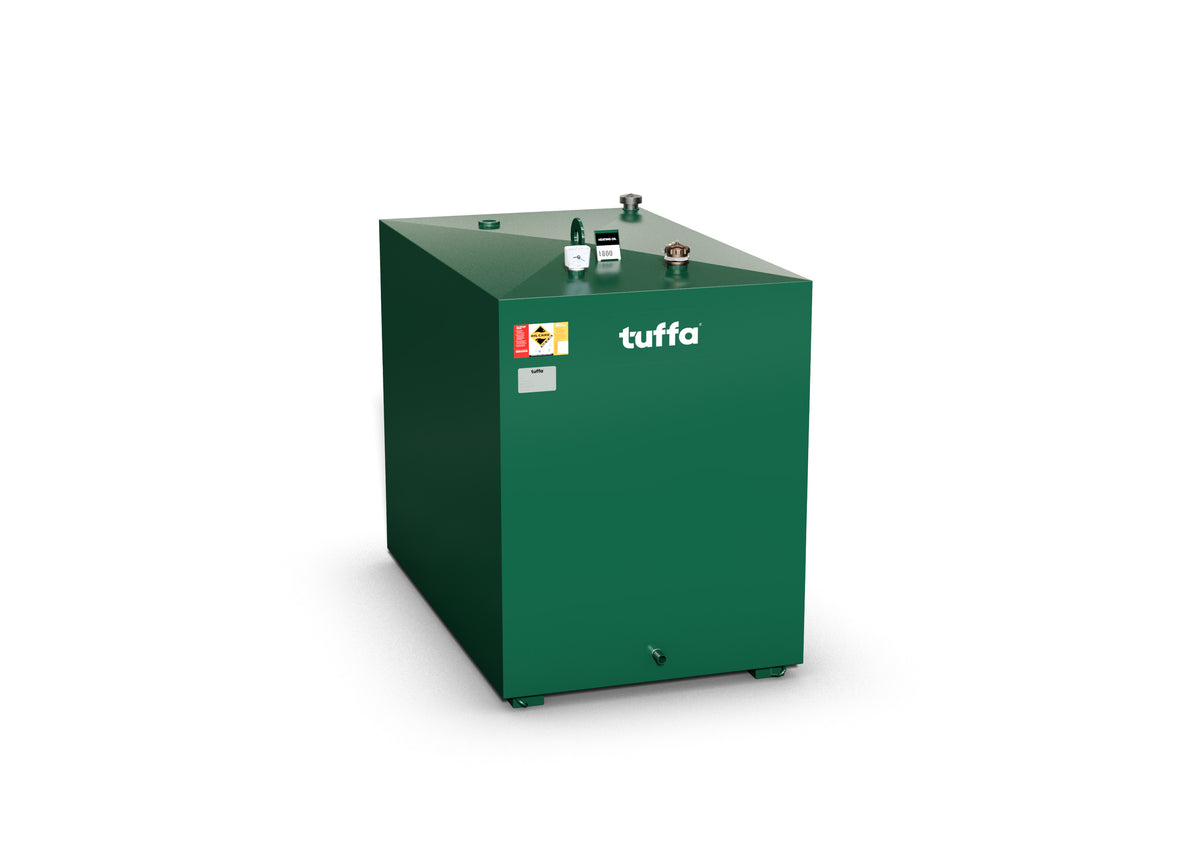 1750 Litre Heating Oil Tank - Steel Single Skin Heating Oil Tank - Tuffa Tanks