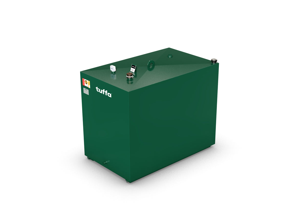 1750 Litre Heating Oil Tank - Steel Single Skin Heating Oil Tank - Tuffa Tanks