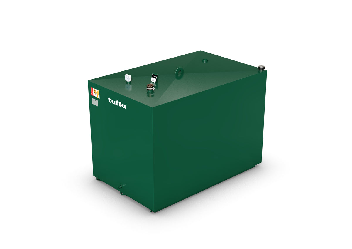 2300 Litre Heating Oil Tank - Steel Single Skin Heating Oil Tank - Tuffa Tanks