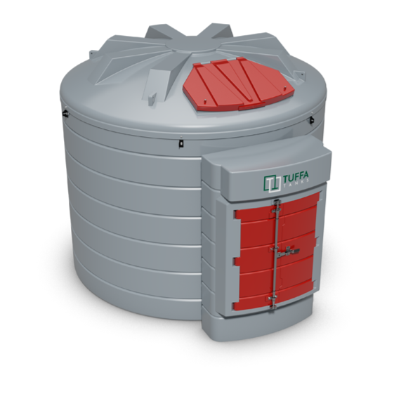 10000 Litre Bunded Diesel Fuel Tank Station - Tuffa 10000 Litre Fuel Tank