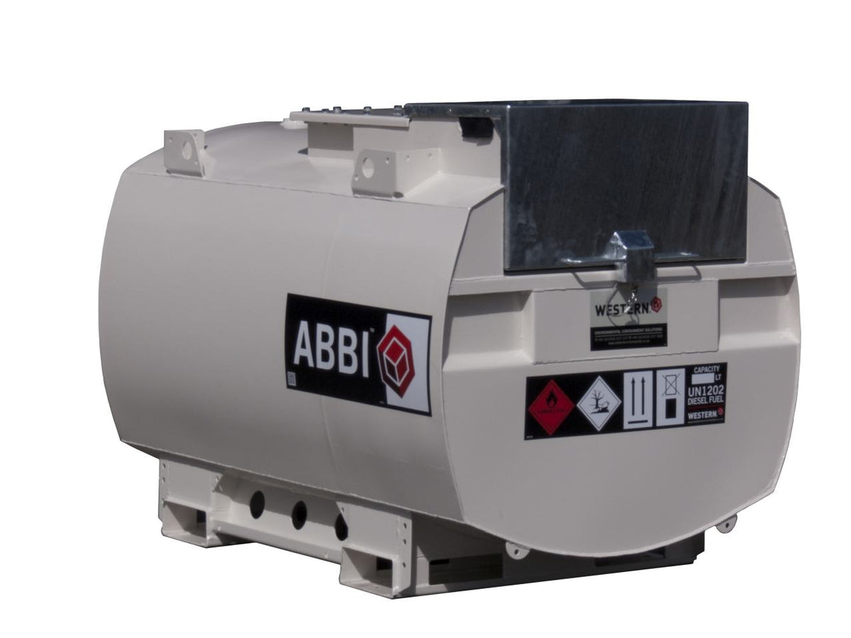 950 Litre Steel Bunded Diesel Fuel Tank - Western ABBI