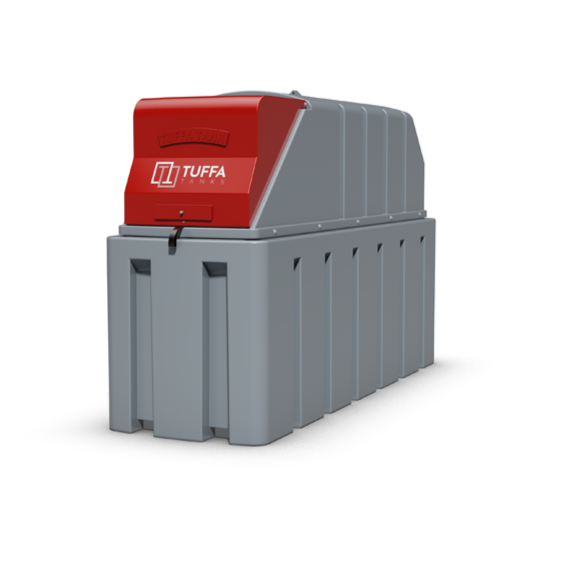 1350 Litre Bunded Diesel Fuel Tank - Tuffa 1350 Plastic Bunded Fuel Station