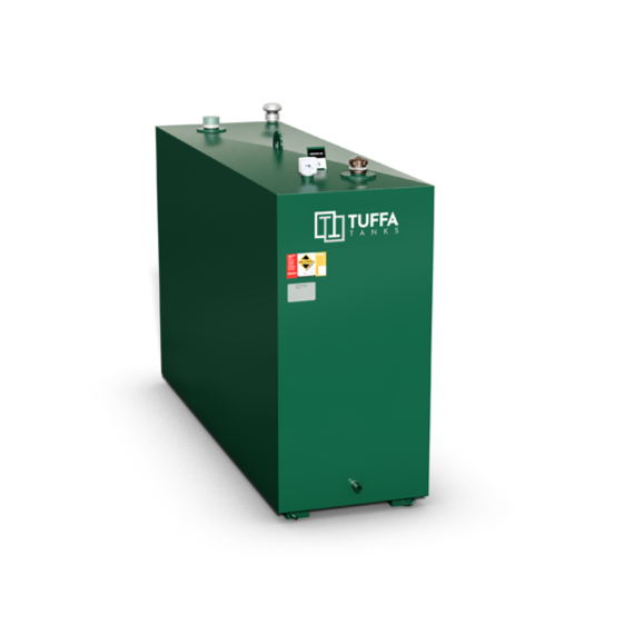 1100 Litre Heating Oil Tank - Home Heating Fire Protected Bunded Steel Tank - Tuffa Tanks